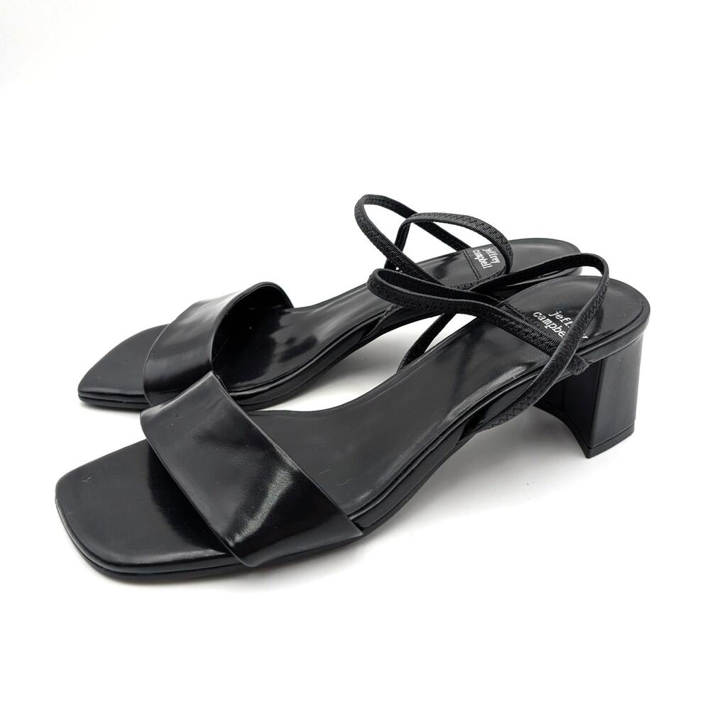 Jeffrey Campbell Adapt Slingback Heel Sandals Women's Black Size US8 EU38.5